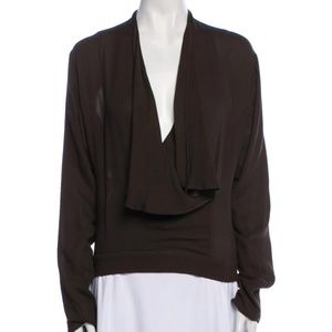 Costume national silk blouse